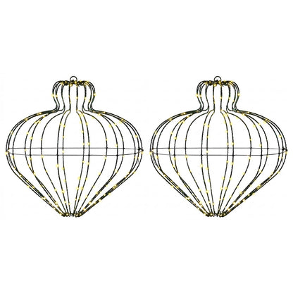 Christmas Finial Light 192 LEDs Dia. 40 x 40 cm 2 Warm white