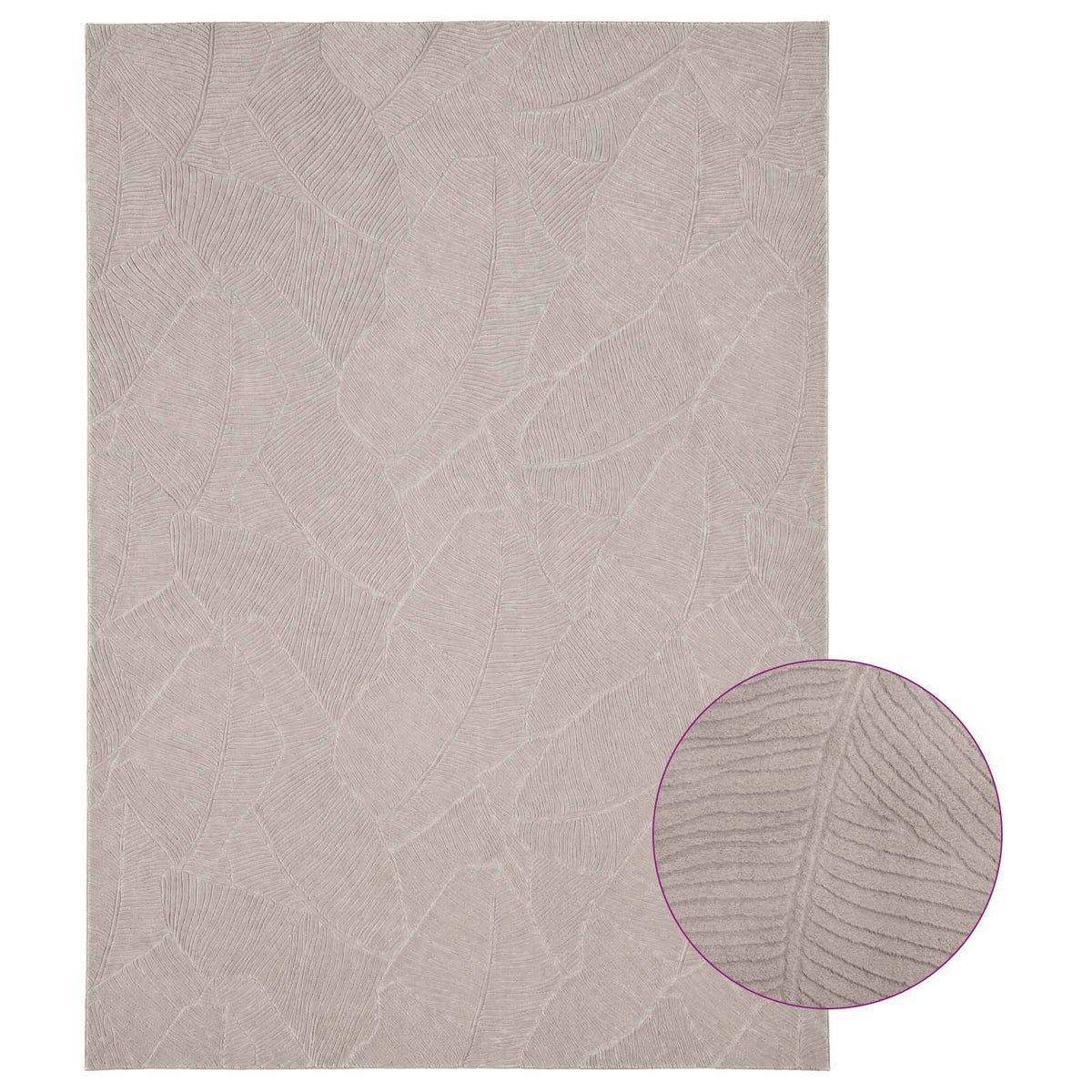 Rug IZA Beige 100% Polyester Low Pile 120 x 170 cm