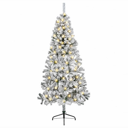 Artificial Christmas Tree with Bauble 300 LEDs 210 cm with LEDs