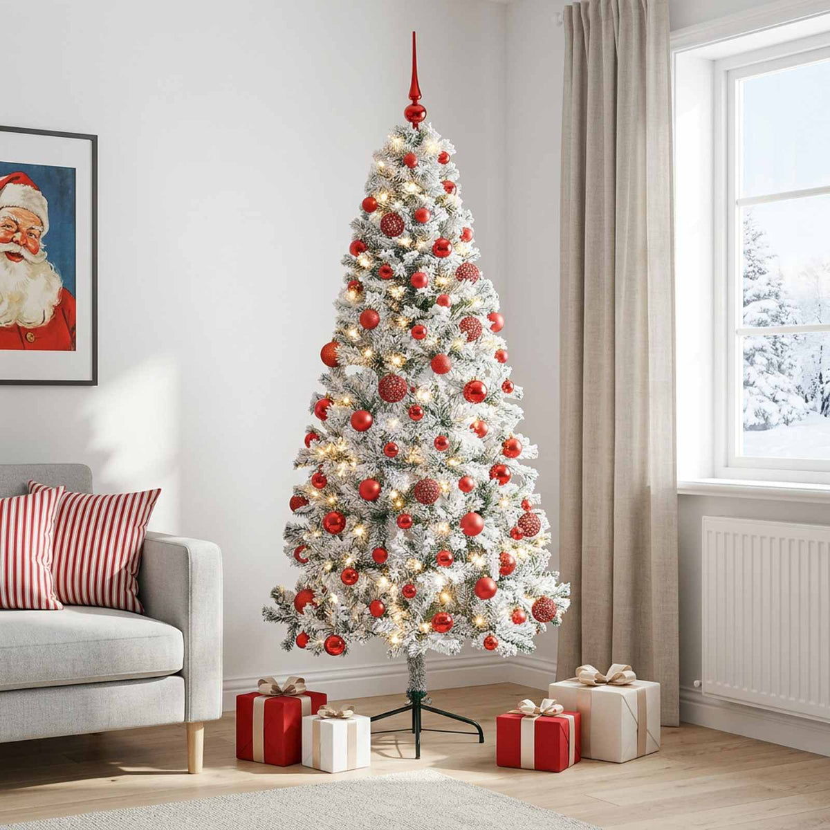 Artificial Christmas Tree Bauble LEDs