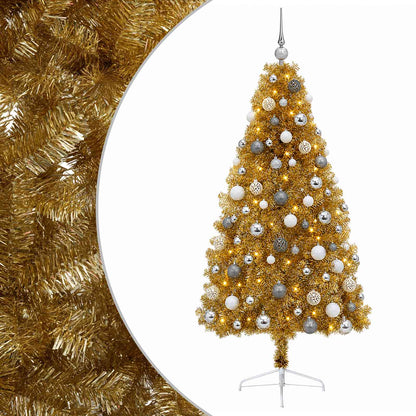 vidaXL Artificial Christmas Tree with Bauble 210 cm 300 LEDs 2