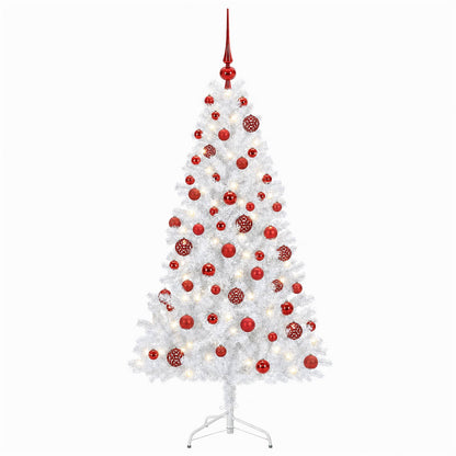 vidaXL Artificial Christmas Tree with Bauble 240 cm 300 LEDs 4