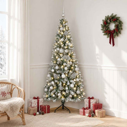 vidaXL Artificial Christmas Tree with Bauble 240 cm 300 LEDs 3