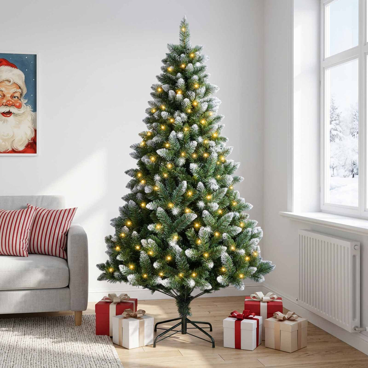 Artificial Christmas Tree Bauble LEDs