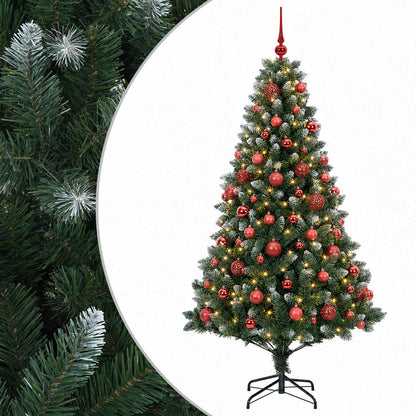 vidaXL Artificial Christmas Tree with Bauble 240 cm 300 LEDs 2