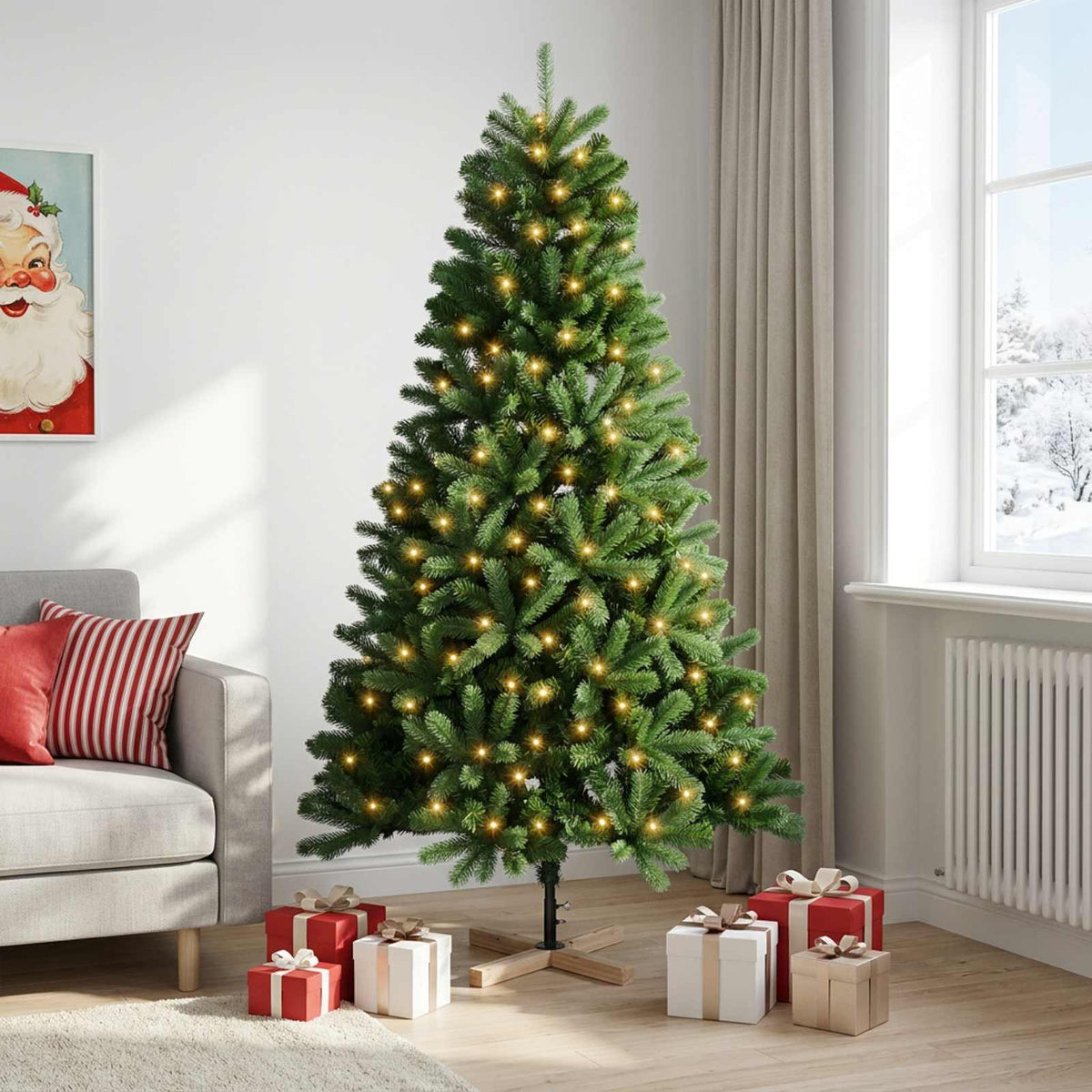 Artificial Christmas Tree Bauble LEDs