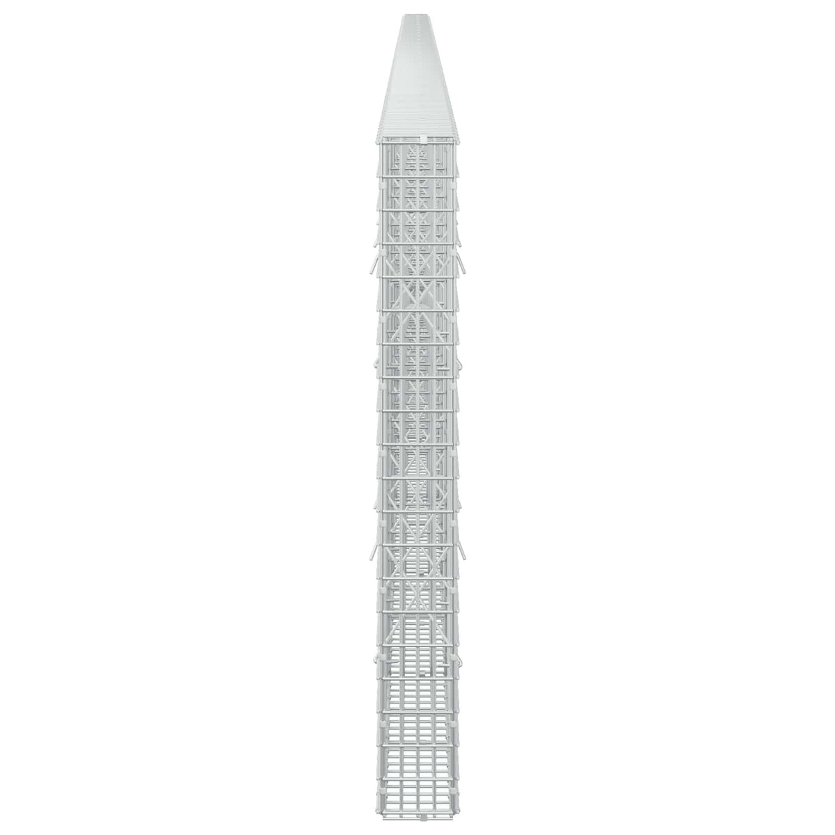 vidaXL Gabion with 3.5 mm Wire and 5x2.5 cm Mesh 1100x10x100 cm 4