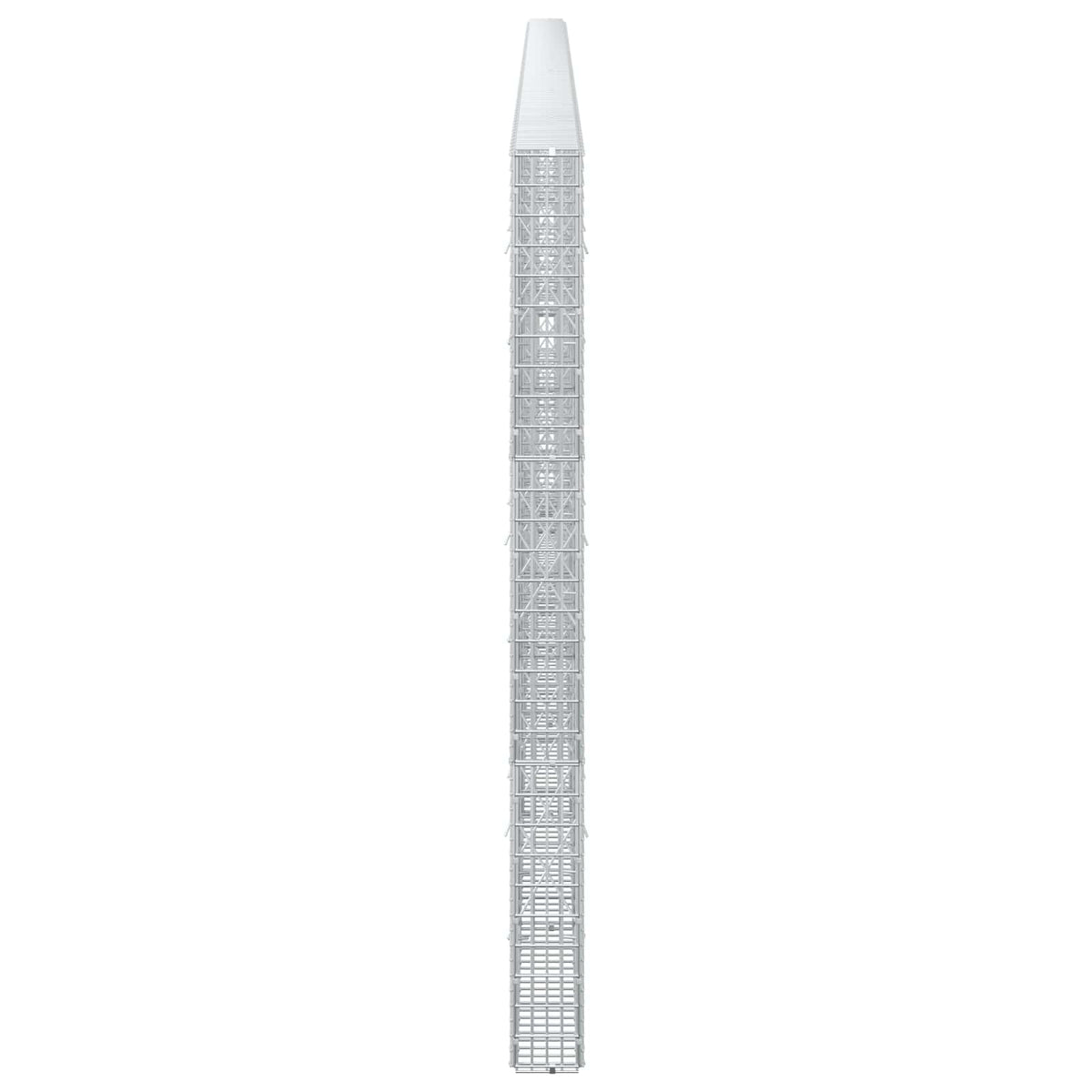 vidaXL Gabion with 3.5 mm Wire and 5x2.5 cm Mesh 700x10x150 cm 4