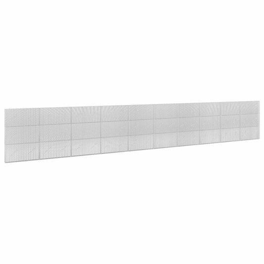 vidaXL Gabion with 3.5 mm Wire and 5x2.5 cm Mesh 1000x10x150 cm 2