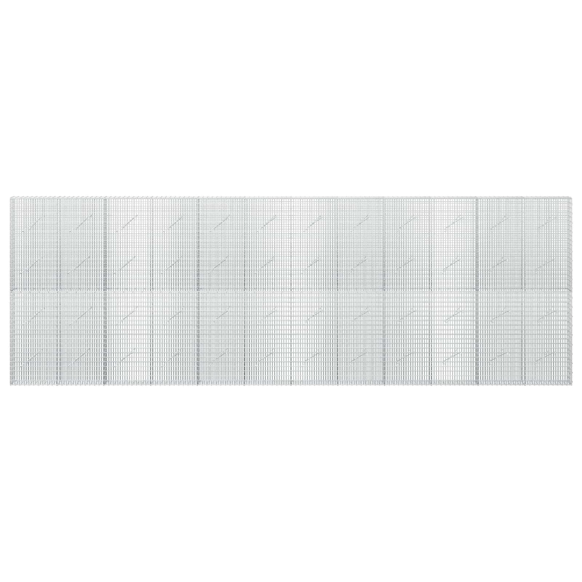 vidaXL Gabion with 3.5 mm Wire and 5x2.5 cm Mesh 600x10x200 cm 3