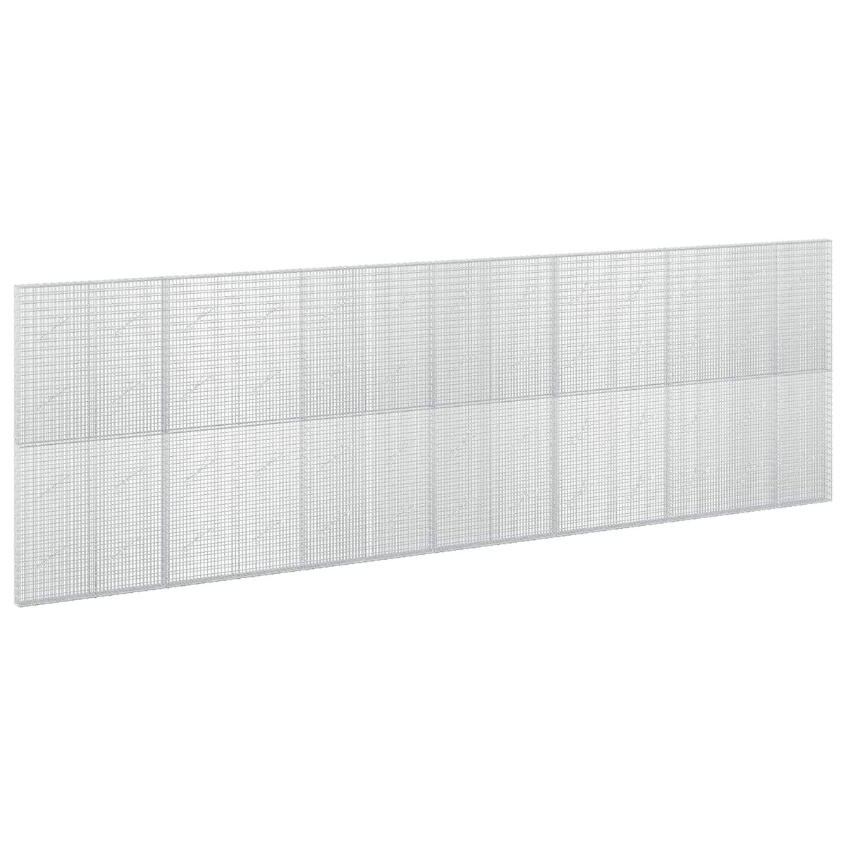 vidaXL Gabion with 3.5 mm Wire and 5x2.5 cm Mesh 650x10x200 cm 2