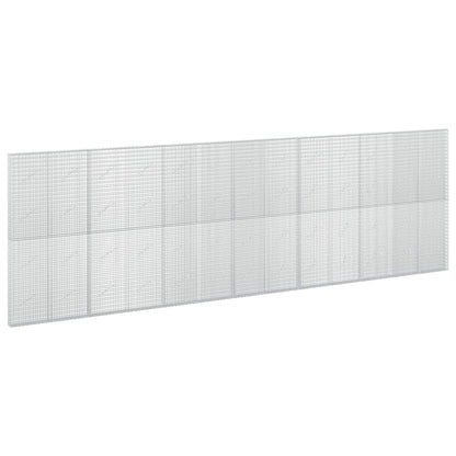 vidaXL Gabion with 3.5 mm Wire and 5x2.5 cm Mesh 650x10x200 cm 2