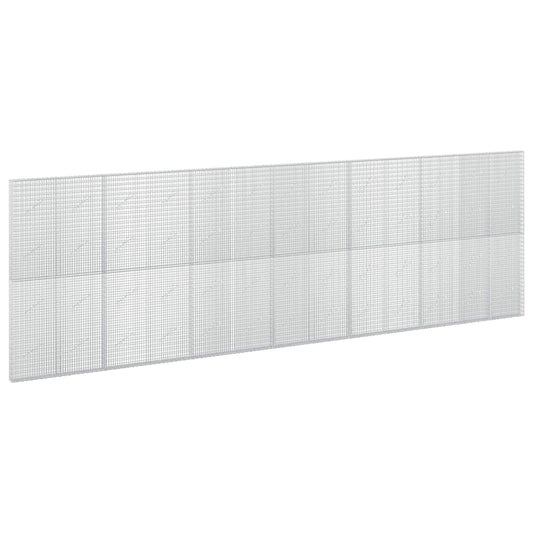 vidaXL Gabion with 3.5 mm Wire and 5x2.5 cm Mesh 650x10x200 cm 2