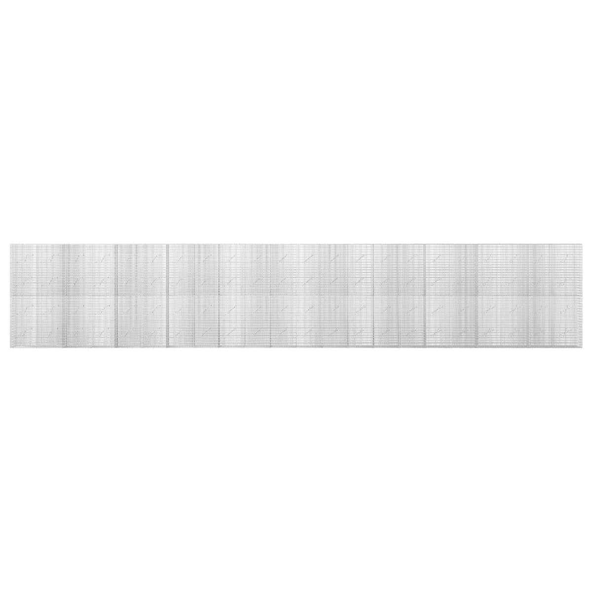 vidaXL Gabion with 3.5 mm Wire and 5x2.5 cm Mesh 1100x10x200 cm 3