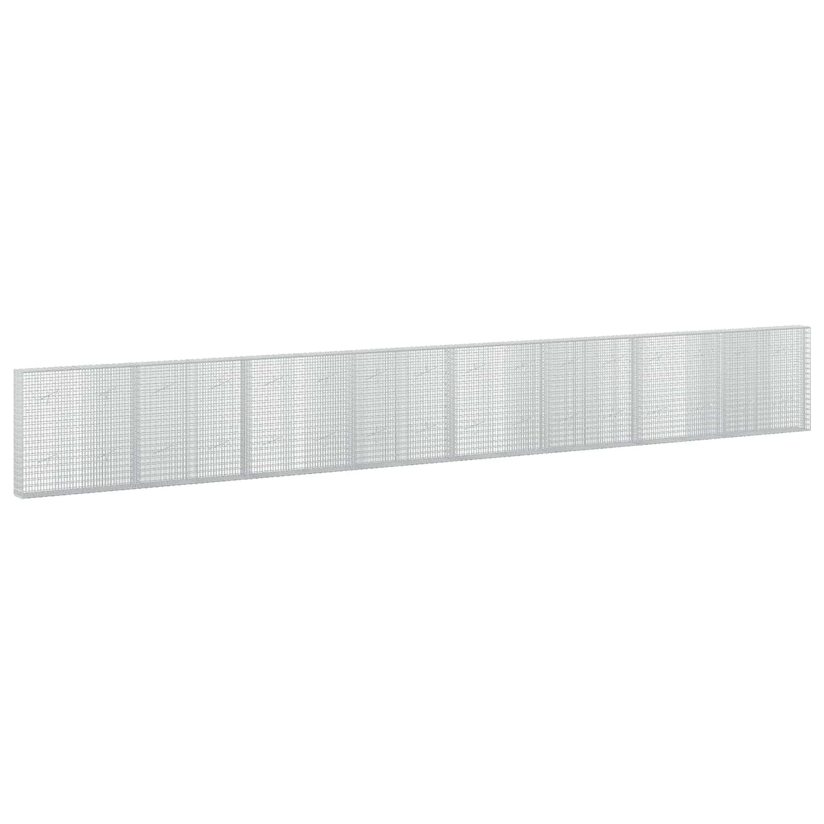 Gabion with 3.5 mm Wire and 5x2.5 cm Mesh 50x20x100 cm Height 100 cm Thickness 20 cm 50–1000 cm 800 cm