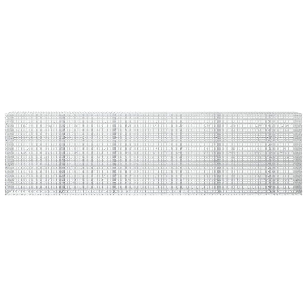 vidaXL Gabion with 3.5 mm Wire and 5x2.5 cm Mesh 550x20x150 cm 3