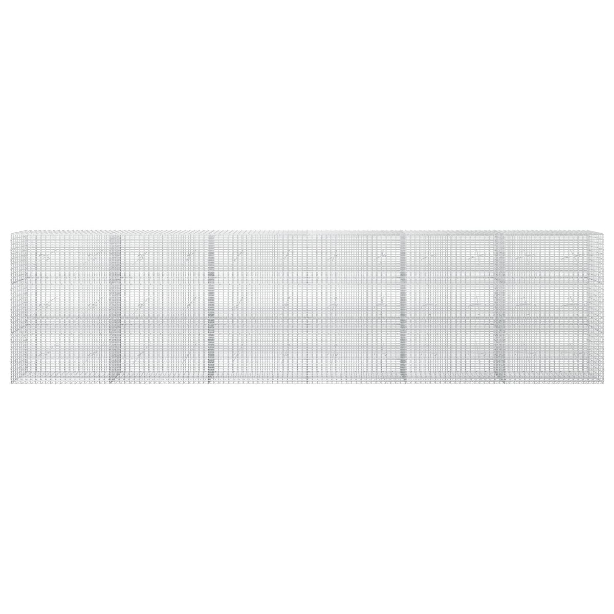vidaXL Gabion with 3.5 mm Wire and 5x2.5 cm Mesh 600x20x150 cm 3