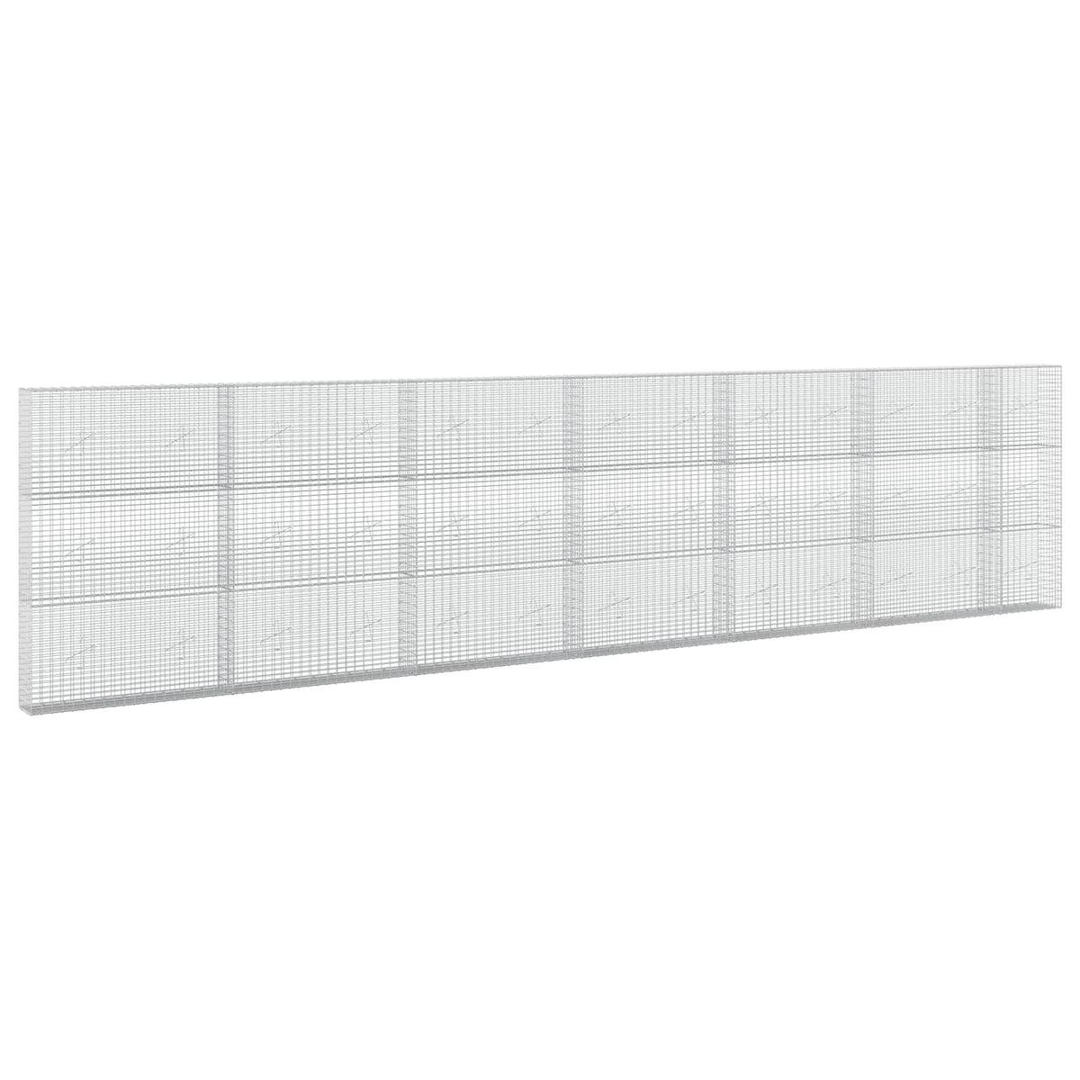 vidaXL Gabion with 3.5 mm Wire and 5x2.5 cm Mesh 650x20x150 cm 2