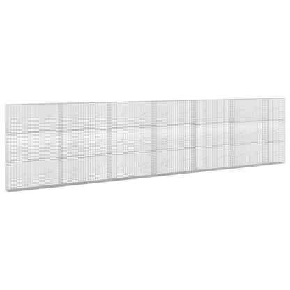 vidaXL Gabion with 3.5 mm Wire and 5x2.5 cm Mesh 650x20x150 cm 2