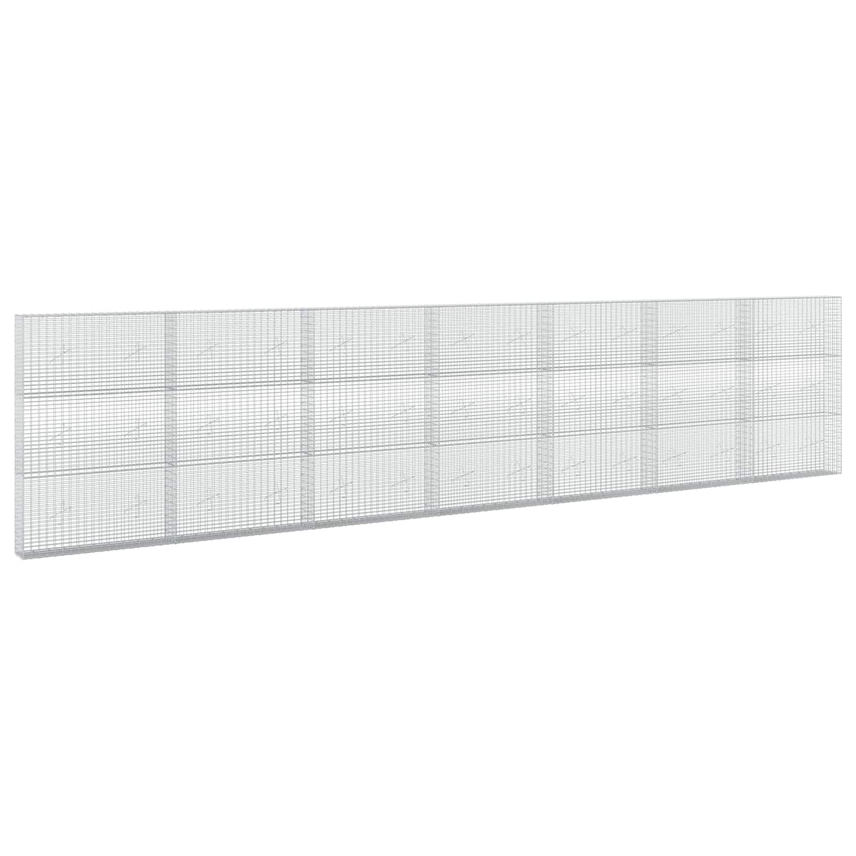 vidaXL Gabion with 3.5 mm Wire and 5x2.5 cm Mesh 700x20x150 cm 2