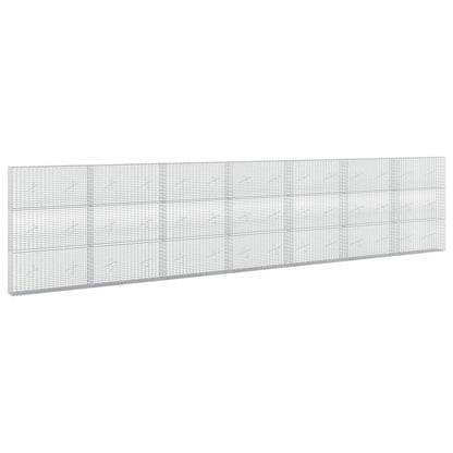 vidaXL Gabion with 3.5 mm Wire and 5x2.5 cm Mesh 700x20x150 cm 2