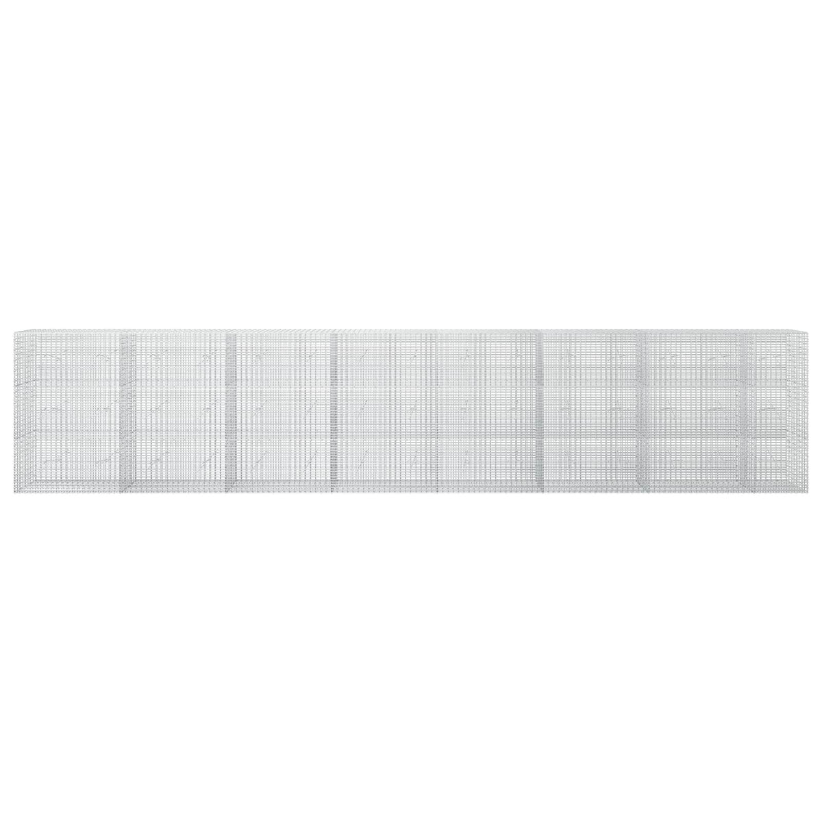vidaXL Gabion with 3.5 mm Wire and 5x2.5 cm Mesh 750x20x150 cm 3