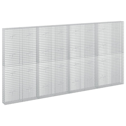 Gabion with 3.5 mm Wire and 5x2.5 cm Mesh 50x20x200 cm Height 200 cm Thickness 20 cm 50–1000 cm 400 cm