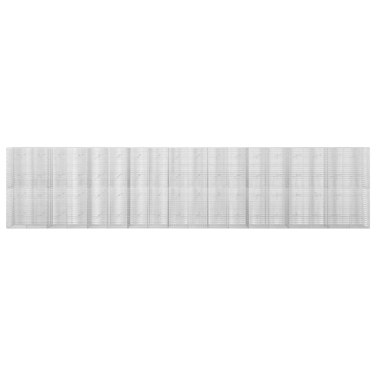 vidaXL Gabion with 3.5 mm Wire and 5x2.5 cm Mesh 900x20x200 cm 3