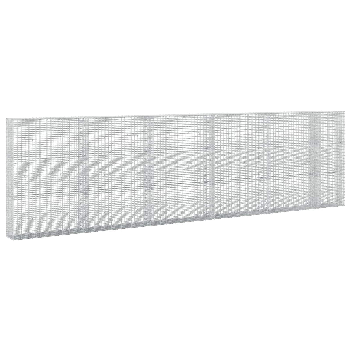vidaXL Gabion with 3.5 mm Wire and 5x2.5 cm Mesh 550x30x150 cm 2