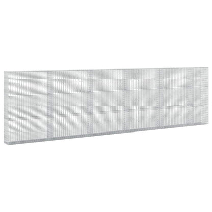 vidaXL Gabion with 3.5 mm Wire and 5x2.5 cm Mesh 550x30x150 cm 2