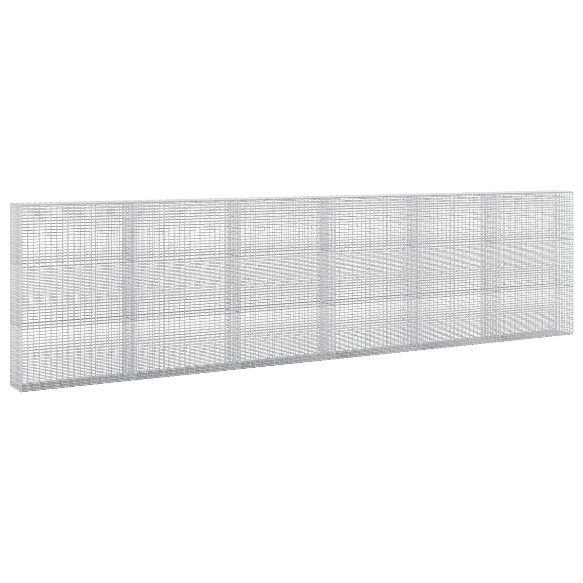 vidaXL Gabion with 3.5 mm Wire and 5x2.5 cm Mesh 600x30x150 cm 2