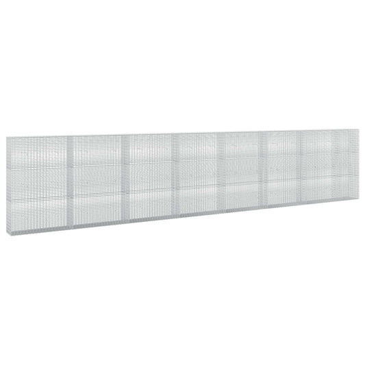 vidaXL Gabion with 3.5 mm Wire and 5x2.5 cm Mesh 750x30x150 cm 2