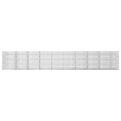 vidaXL Gabion with 3.5 mm Wire and 5x2.5 cm Mesh 950x30x150 cm 3