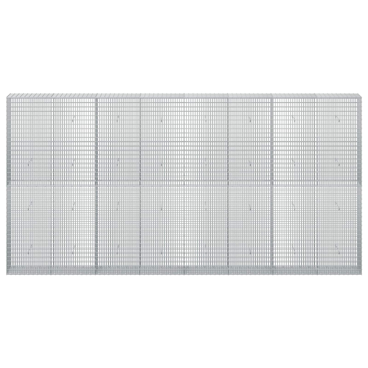 vidaXL Gabion with 3.5 mm Wire and 5x2.5 cm Mesh 400x30x200 cm 3
