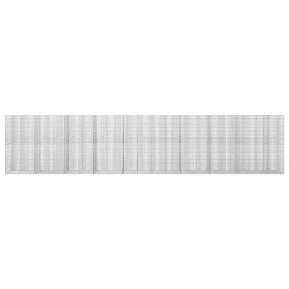 vidaXL Gabion with 3.5 mm Wire and 5x2.5 cm Mesh 950x30x200 cm 3