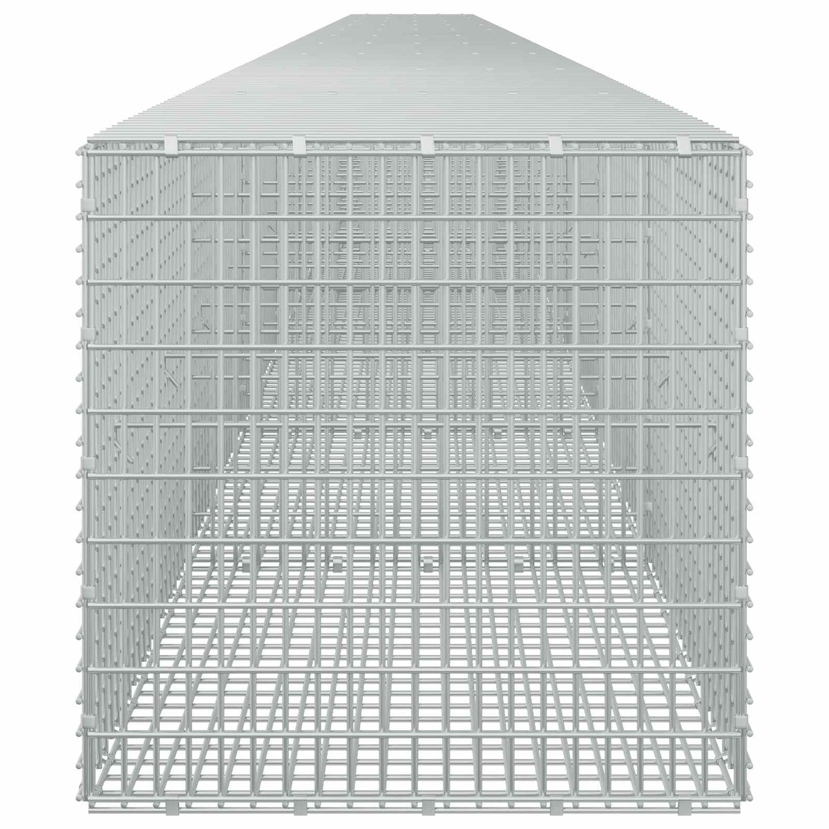 vidaXL Gabion with 3.5 mm Wire and 5x2.5 cm Mesh 1050x50x50 cm 4