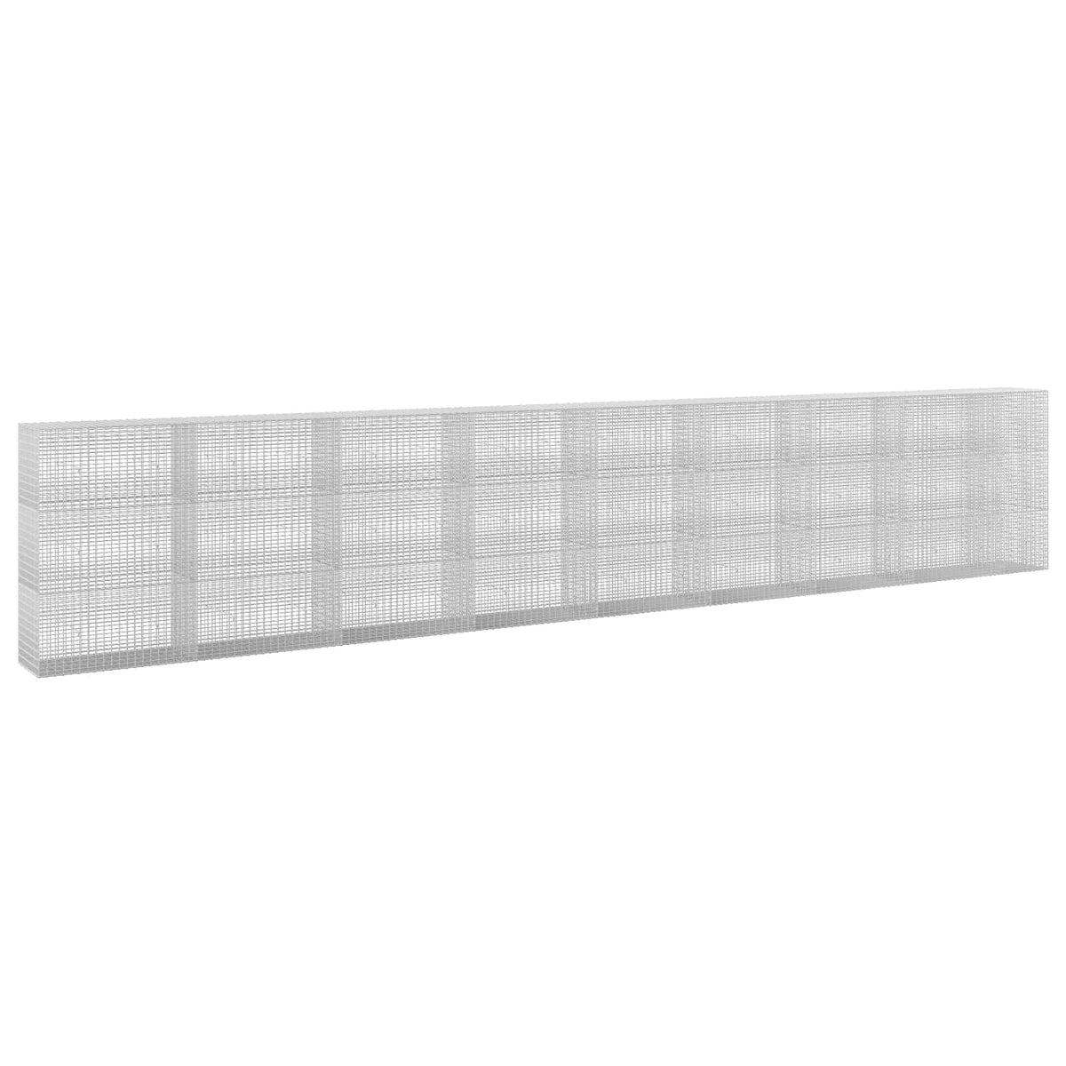 vidaXL Gabion with 3.5 mm Wire and 5x2.5 cm Mesh 850x50x150 cm 2