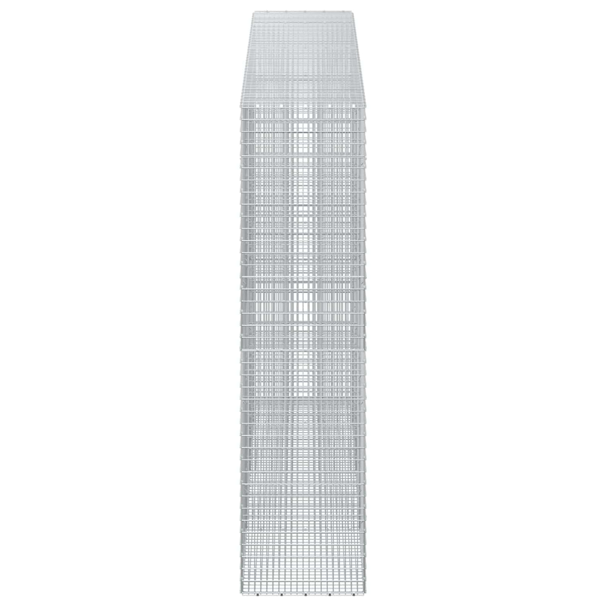 vidaXL Gabion with 3.5 mm Wire and 5x2.5 cm Mesh 350x50x200 cm 4