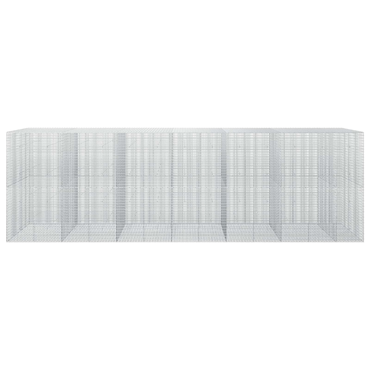 Gabion with 3.5 mm Wire and 5x2.5 cm Mesh 50x50x200 cm Height 200 cm Thickness 50 cm 50–1000 cm 650 cm