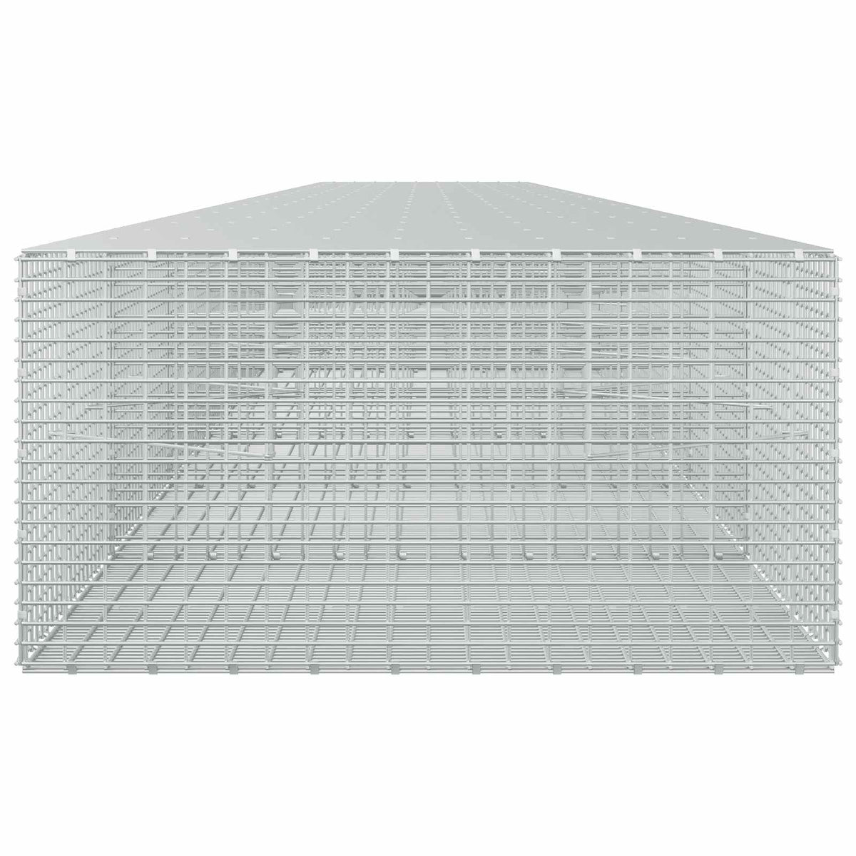 vidaXL Gabion with 3.5 mm Wire and 5x2.5 cm Mesh 1050x100x50 cm 4