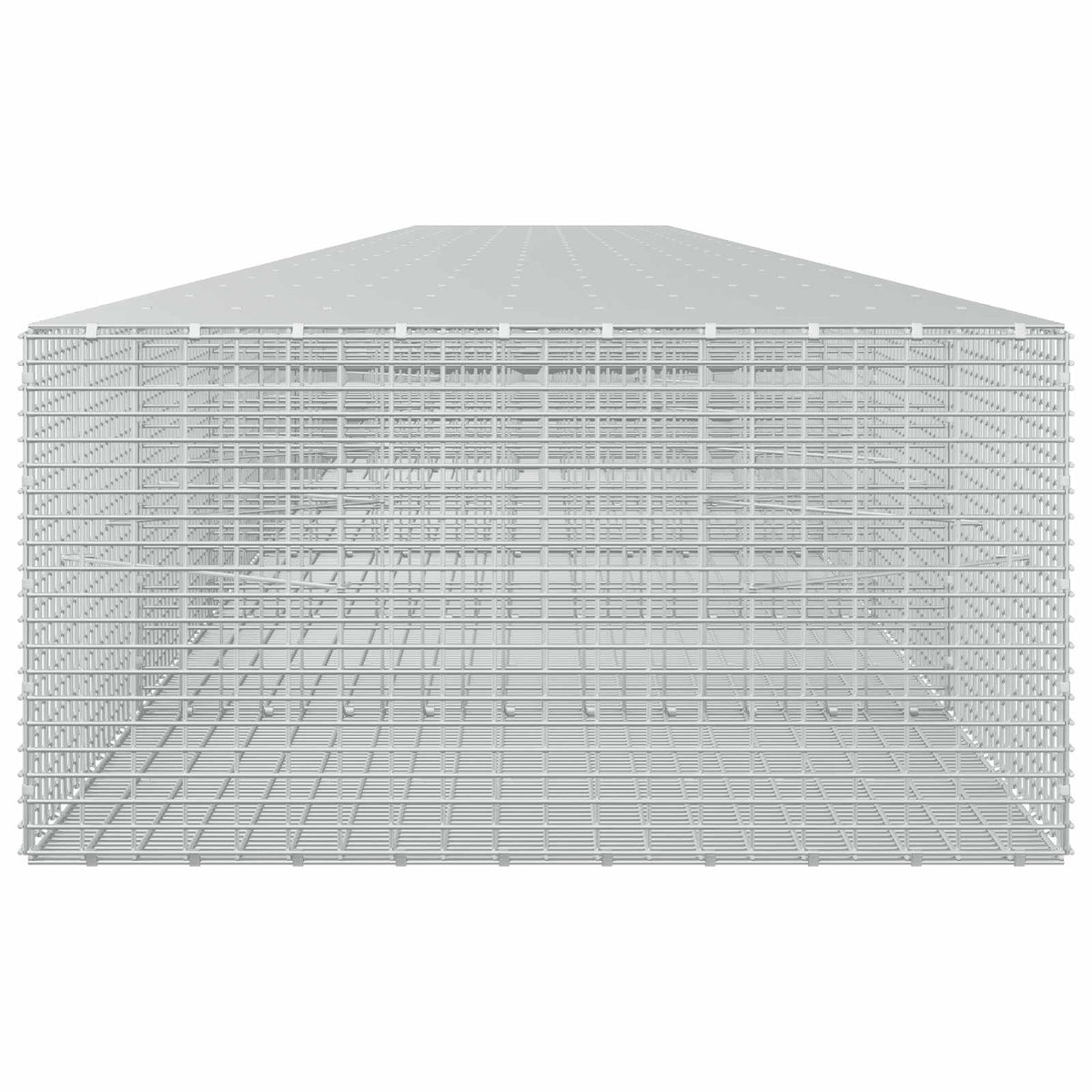 vidaXL Gabion with 3.5 mm Wire and 5x2.5 cm Mesh 1100x100x50 cm 4