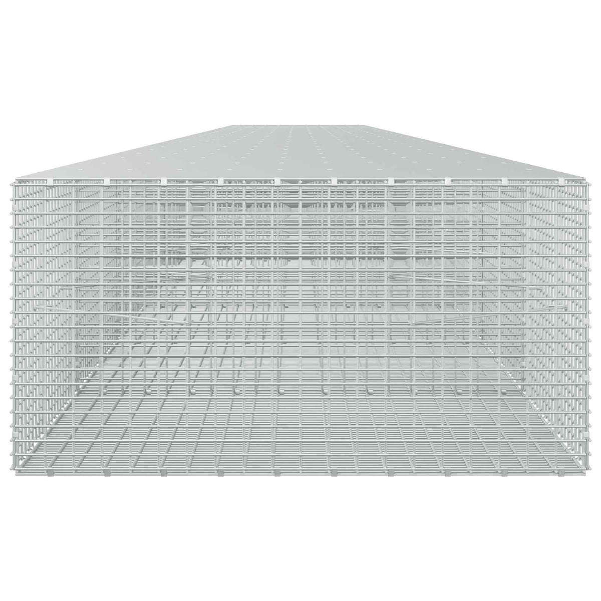 vidaXL Gabion with 3.5 mm Wire and 5x2.5 cm Mesh 1200x100x50 cm 4