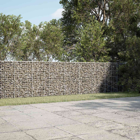 vidaXL Gabion with 3.5 mm Wire and 5x2.5 cm Mesh 550x100x100 cm 1