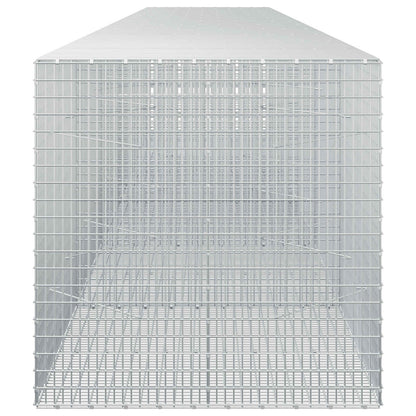 vidaXL Gabion with 3.5 mm Wire and 5x2.5 cm Mesh 600x100x100 cm 4