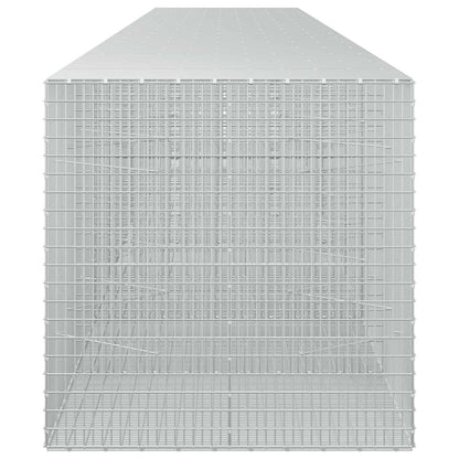 vidaXL Gabion with 3.5 mm Wire and 5x2.5 cm Mesh 850x100x100 cm 4