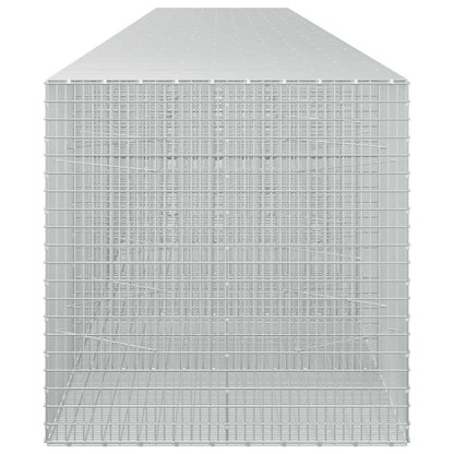 vidaXL Gabion with 3.5 mm Wire and 5x2.5 cm Mesh 950x100x100 cm 4