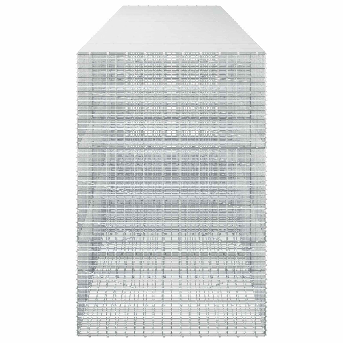 vidaXL Gabion with 3.5 mm Wire and 5x2.5 cm Mesh 500x100x150 cm 4