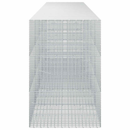 vidaXL Gabion with 3.5 mm Wire and 5x2.5 cm Mesh 500x100x150 cm 4