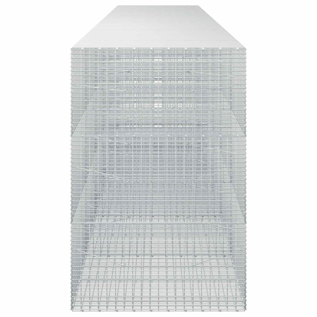 vidaXL Gabion with 3.5 mm Wire and 5x2.5 cm Mesh 600x100x150 cm 4