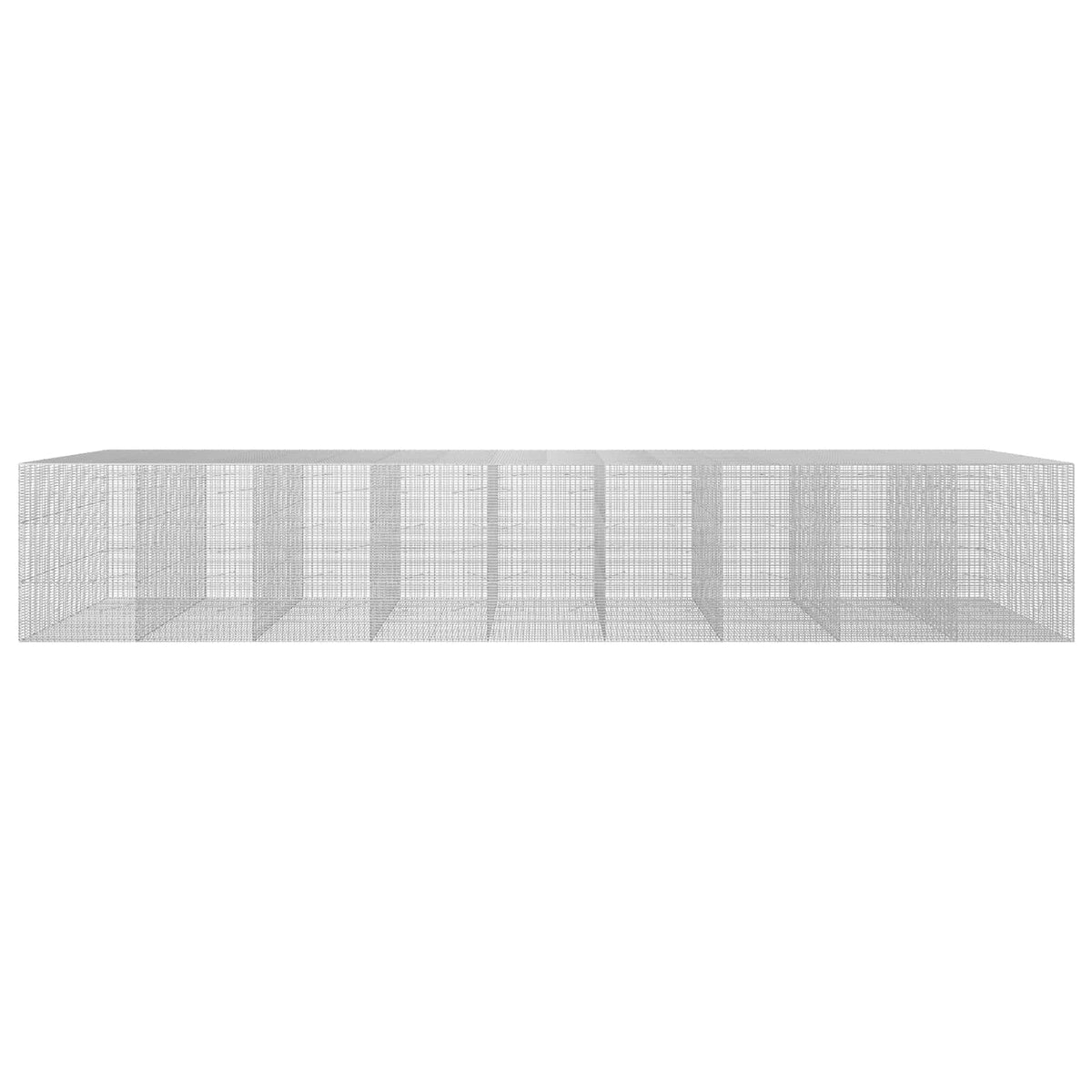 vidaXL Gabion with 3.5 mm Wire and 5x2.5 cm Mesh 900x100x150 cm 3